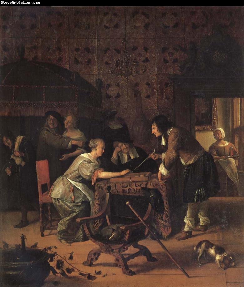 Jan Steen Backgammon Playersl